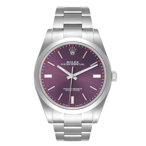 is the rolex 114300 red grape for men